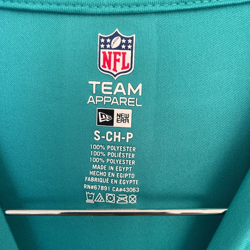 Miami Dolphins NFL Fanatics Blue Ryan Fitzpatrick Short Sleeve Shirt Mens S - Picture 4 of 5